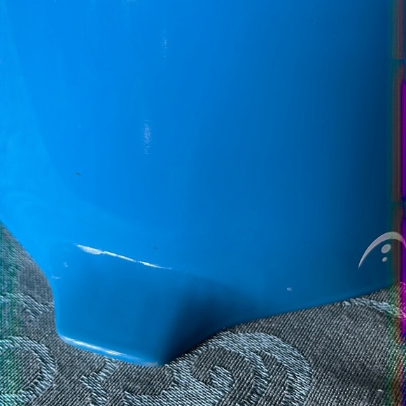 Vintage Pyrex Blue Snowflake Garland 473 1 quart Small Casserole Dish No Lid - Picture 6 of 12